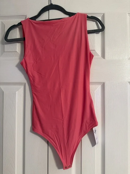 NWT Abercrombie & Fitch Soft Matte Slash Bodysuit - Picture 1 of 4